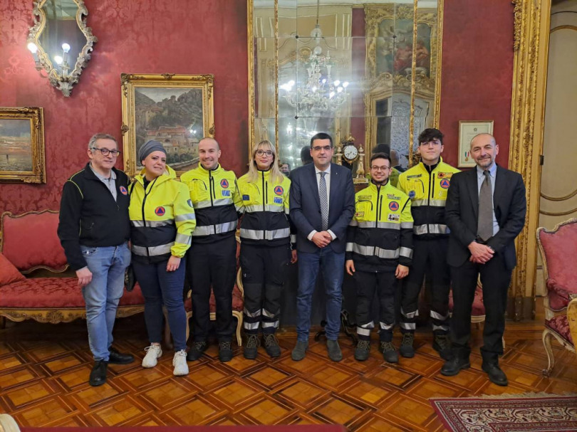 Il Consiglio direttivo del gruppo provinciale dei volontari di Protezione Civile